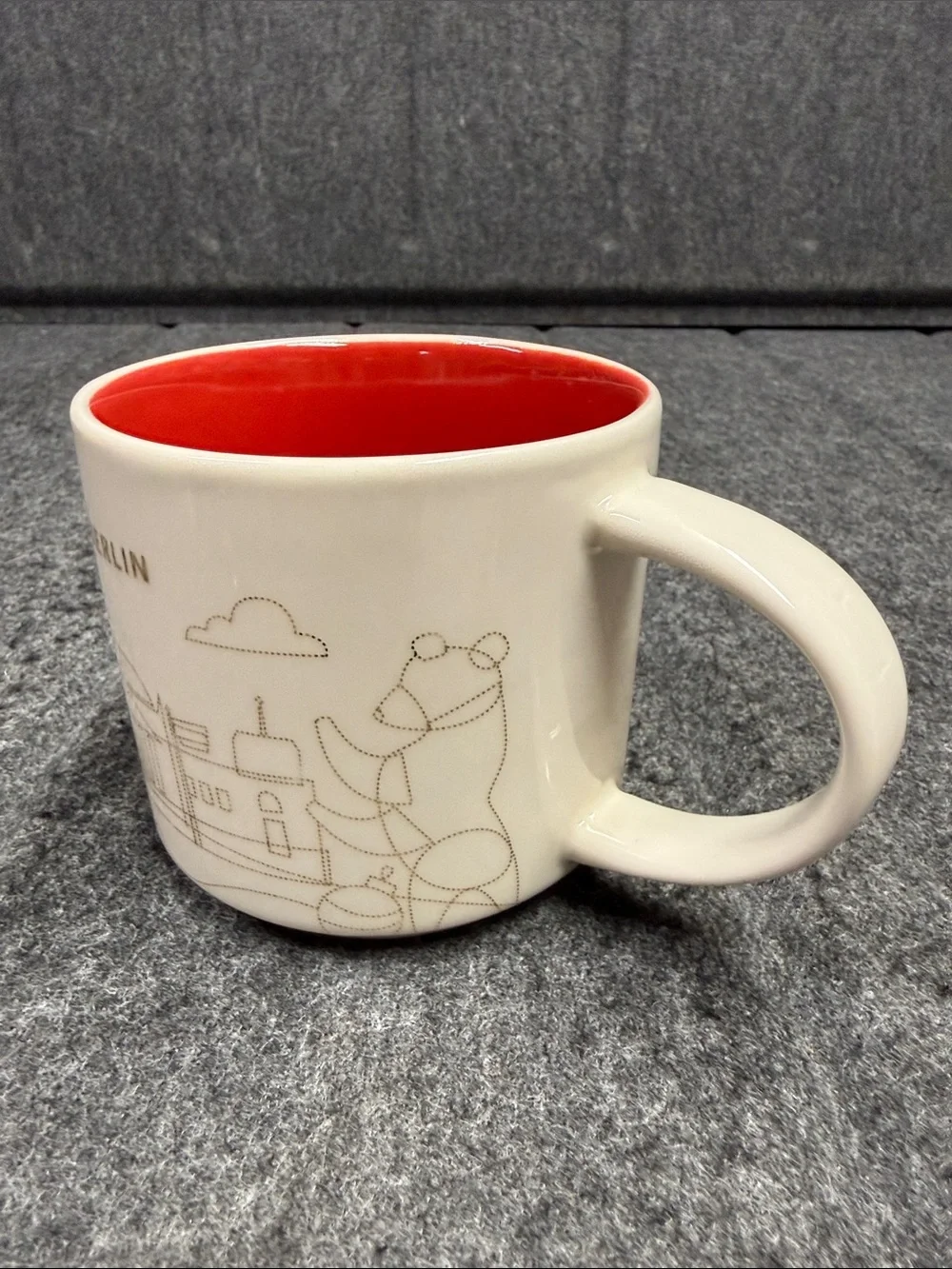 Starbucks city skyline
